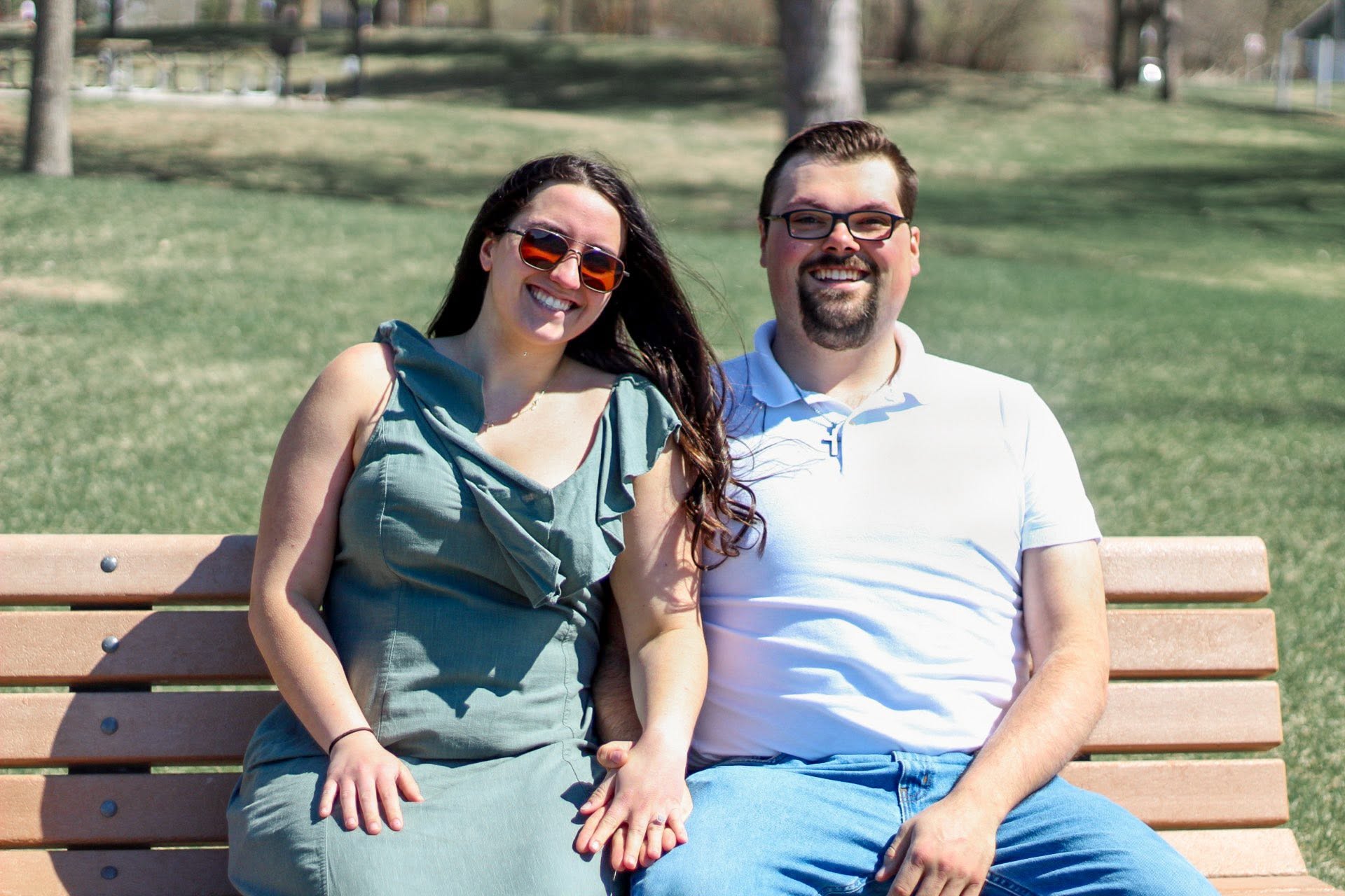 Zach and Isabelle early in their recovery journey