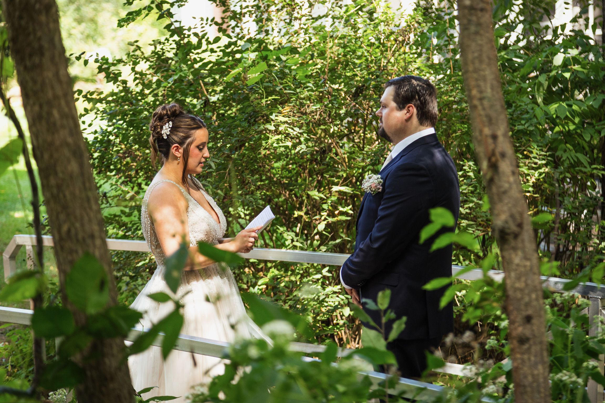 Zach and Isabelle Wedding Moment
