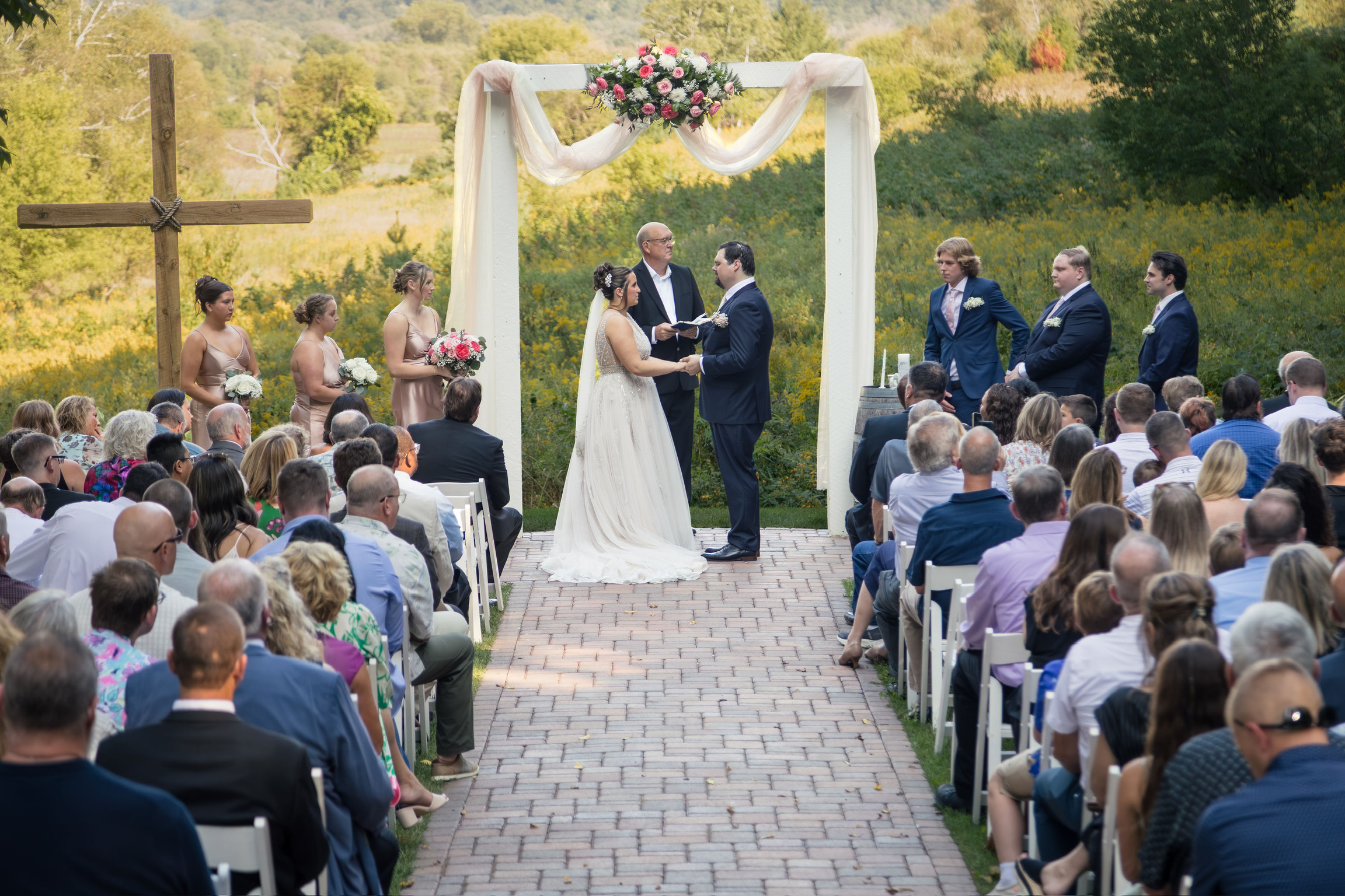 Zach and Isabelle Wedding Moment