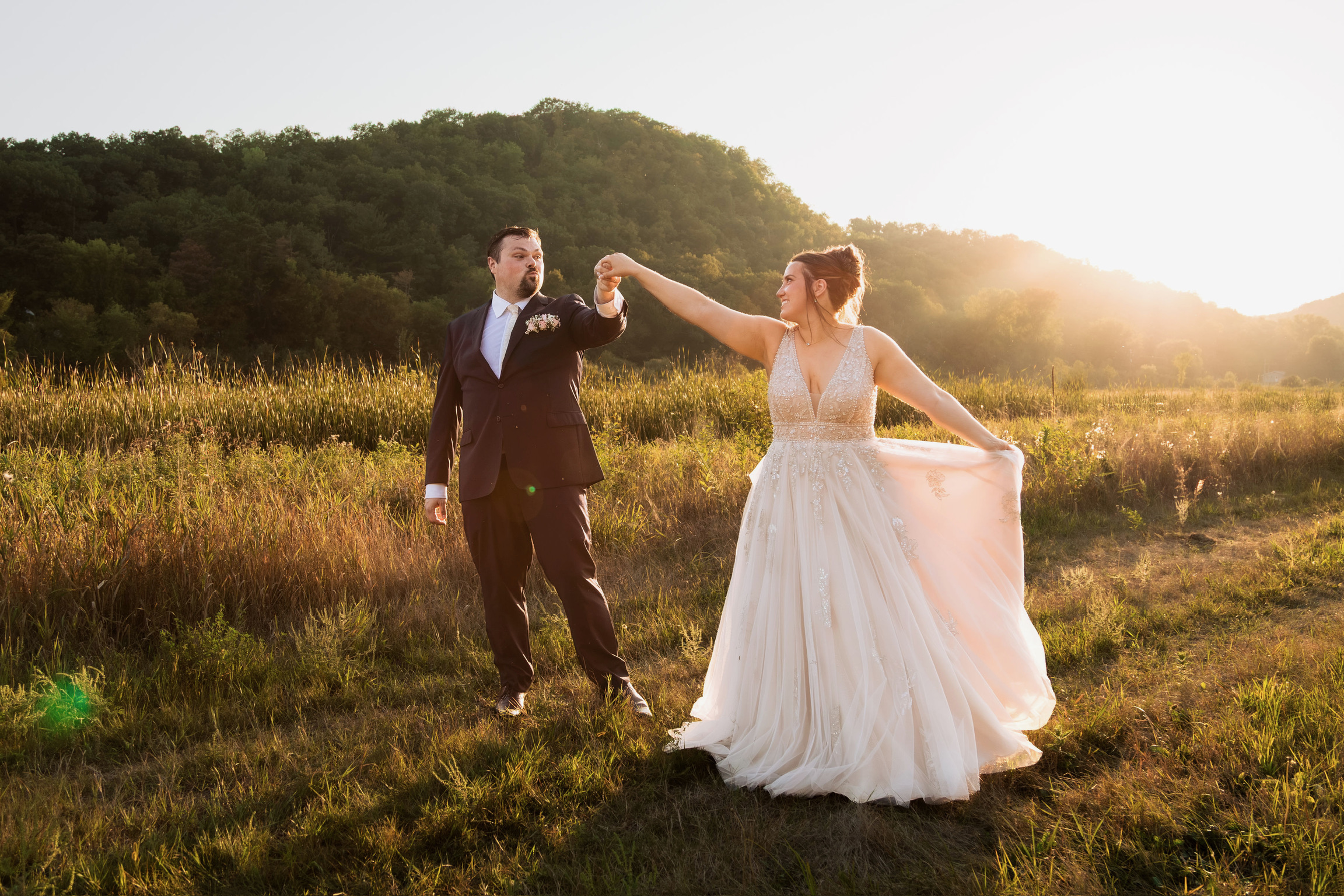 Zach and Isabelle Wedding Moment